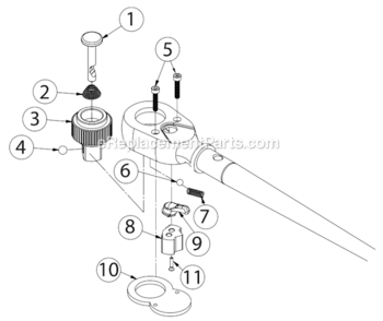 Page A Diagram and Parts List for CP8905  Chicago Pneumatic Wrench
